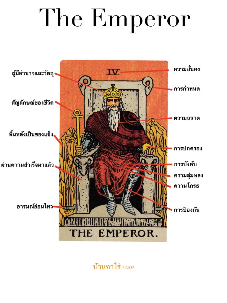 ความหมายไพ่ยิปซี The Emperor