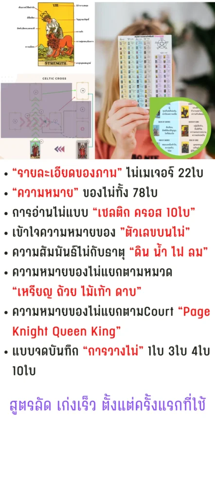 รายละเอียดของภาพ-ไพ่เมเจอร์ 22ใบ-ความหมายของไพ่ทั้ง78ใบ-เทคนิคการตีความไพ่